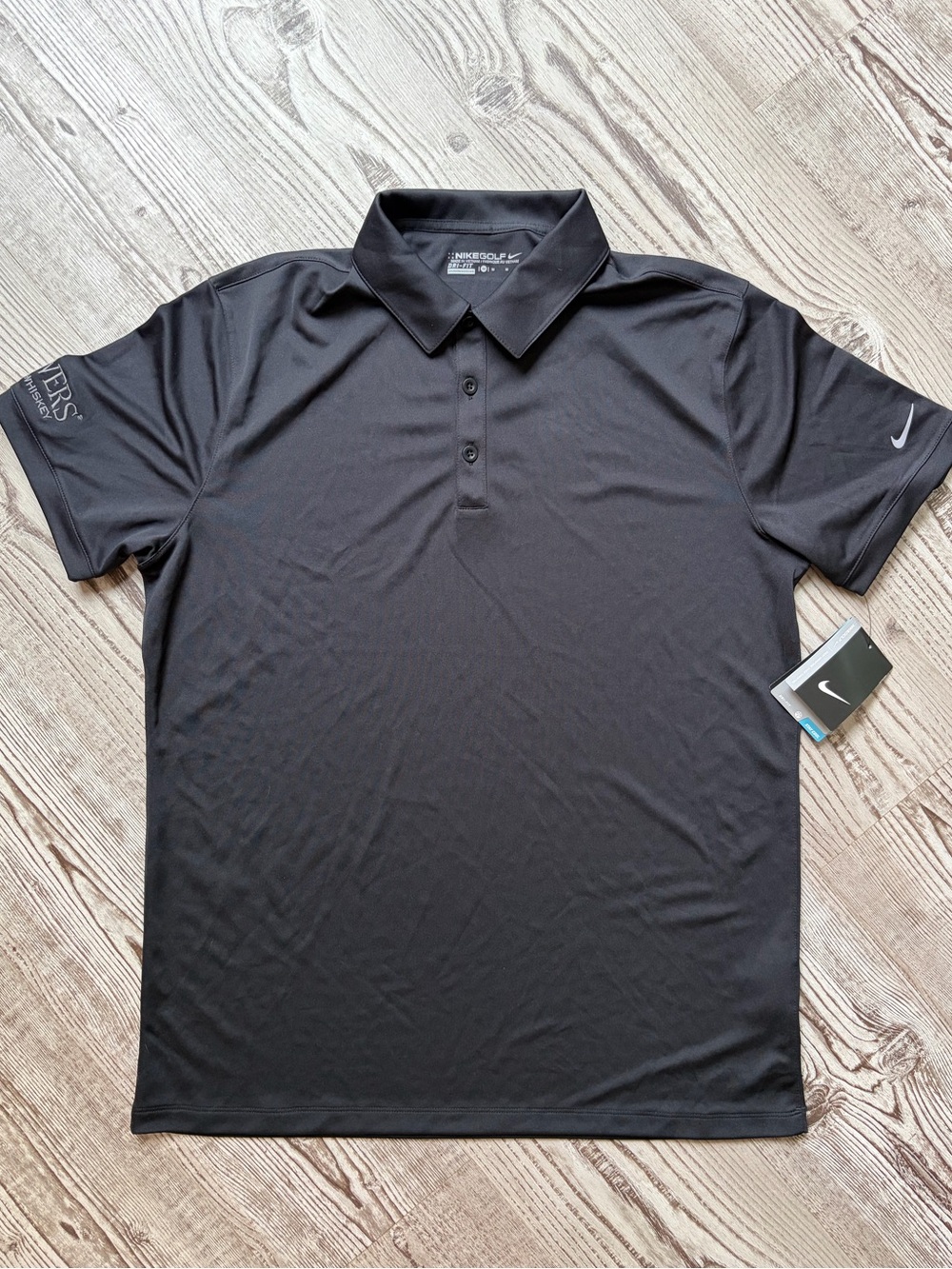 Nike NWT Men’s Black Dri-FIT Golf Polo Shirt - Medium